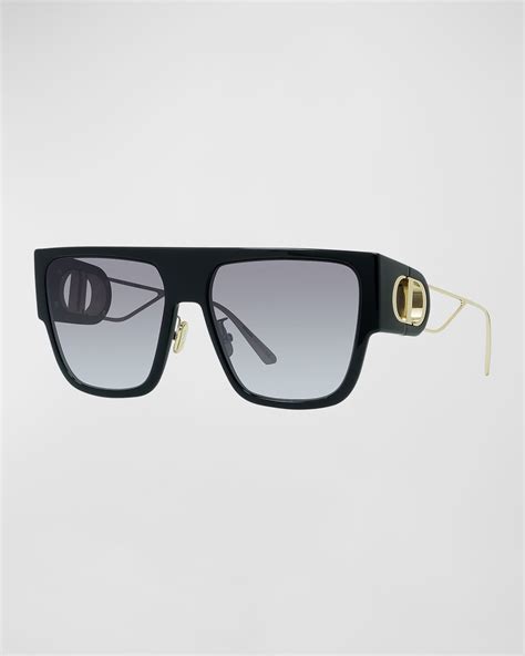 dior spectacle frames montaigne|30Montaigne S3U Black Rectangular Sunglasses .